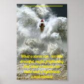 Poster Lighthouse in Storm (Devant)