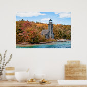 Poster Lighthouses | Grand Island East Channel Light (Cuisine)