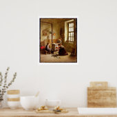 Poster Lighting the Stove, 1886 (Cuisine)