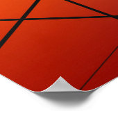 Poster Ligne abstraite Arrière - plan (Coin)