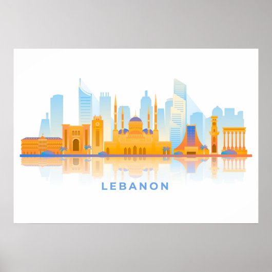 Poster Ligne aérienne du Liban (Devant)