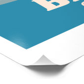 Poster Ligne aérienne Retro Bremen (Coin)