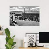 Poster Ligne alimentaire : 1943 (Bureau à domicile)