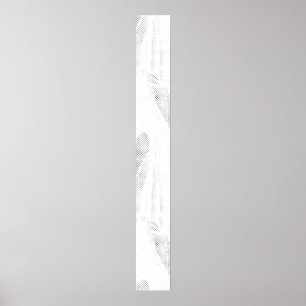 Poster Ligne artistique, Coquillage, Panneau de piédestal