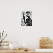 Poster Ligne artistique gothique Conception originale Omb (Cuisine)