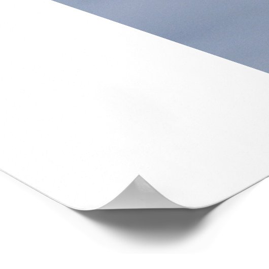 Poster Ligne blanche (Coin)