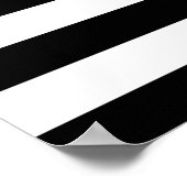 Poster Ligne bleue mince (Coin)