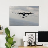 Poster Ligne C-130 Hercules (Bureau à domicile)