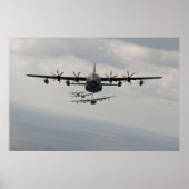 Poster Ligne C-130 Hercules (Devant)