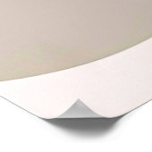 Poster Ligne courbe simple - Arc minimaliste (Coin)