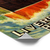 Poster Ligne Cunard ~ Carmania et Caronia (Coin)