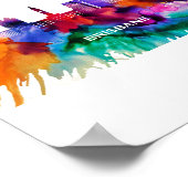 Poster Ligne de Brisbane (Coin)