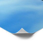 Poster Ligne de clôture des médias (Coin)