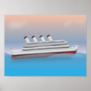 Poster Ligne de croisière