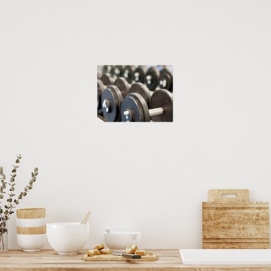 Poster Ligne de fermeture de Dumbbells (Cuisine)