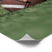 Poster Ligne de football de scrimmage (Coin)
