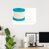 Poster Ligne de pêche (Bureau à domicile)