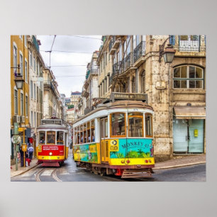 Poster Ligne de tramway portugaise