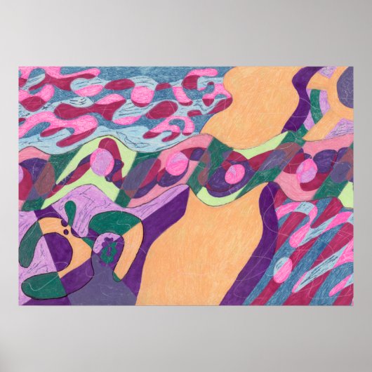 Poster Ligne d'eau, 28 x 20 (Devant)