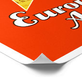 Poster Ligne d'étoile blanche (Coin)