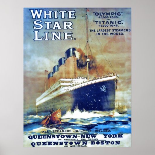 Poster Ligne d'étoile blanche (Devant)