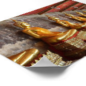 Poster Ligne d'images de Bouddha Thaïlandais (Coin)