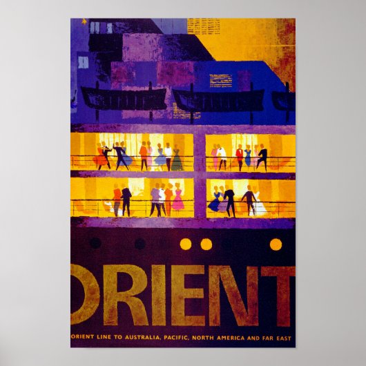 Poster Ligne d'orientation ~ Partie sur le pont (Devant)