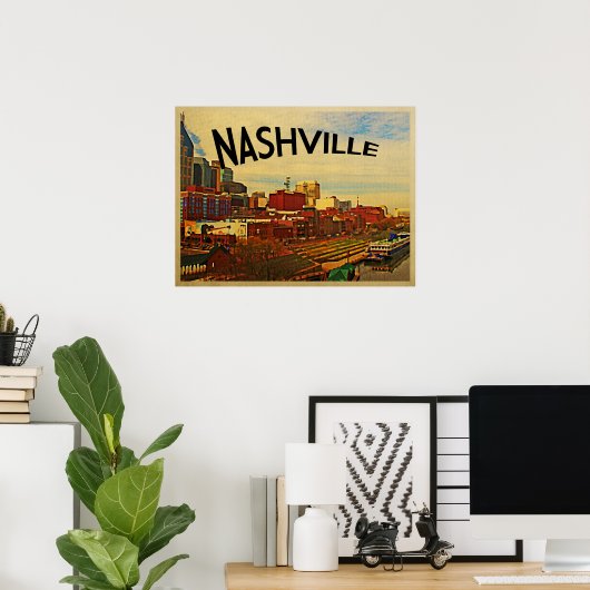 Poster Ligne du Tennessee (Bureau à domicile)