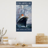 Poster Ligne Gdynia America (Cuisine)