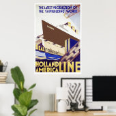 Poster Ligne Holland America (Bureau à domicile)