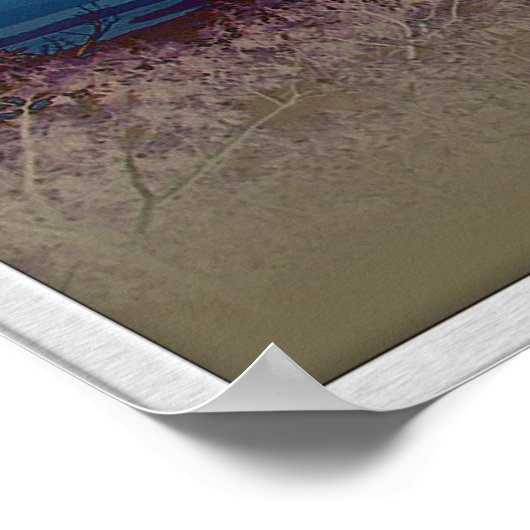 Poster Ligne horizontale (Coin)