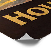 Poster Ligne indienne, propriétaire sur éléphant près de  (Coin)