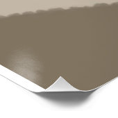 Poster Ligne neutre Botanique (Coin)