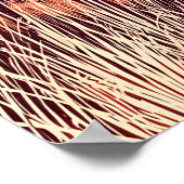 Poster Ligne noble de cheval, profil latéral de coursier (Coin)