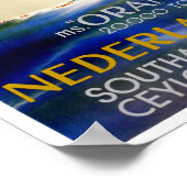 Poster Ligne Oranje ~ Nederland (Coin)