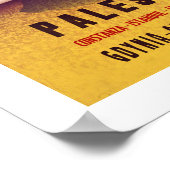 Poster Ligne Palestine (Coin)