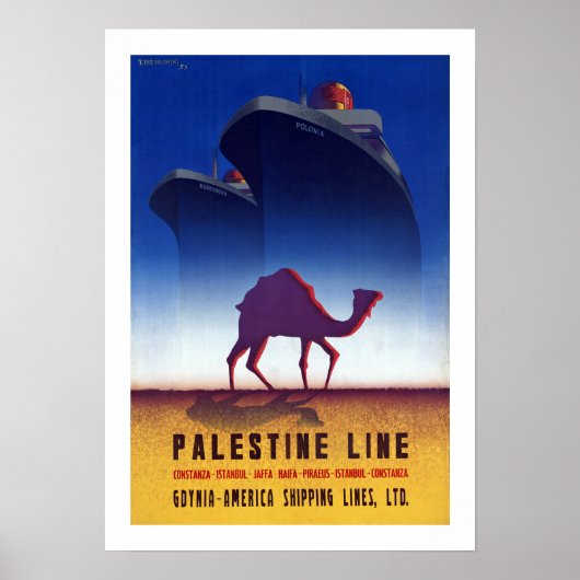 Poster Ligne Palestine (Devant)