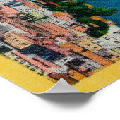 Poster Ligne Skyline de la côte russe avec (Coin)