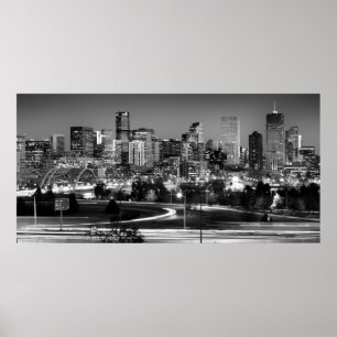 Poster Ligne Skyline haut de mille
