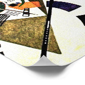 Poster Ligne transversale - Kandinsky (Coin)