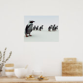 Poster Ligne vers le haut du pingouin (Cuisine)