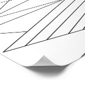 Poster Lignes (Coin)