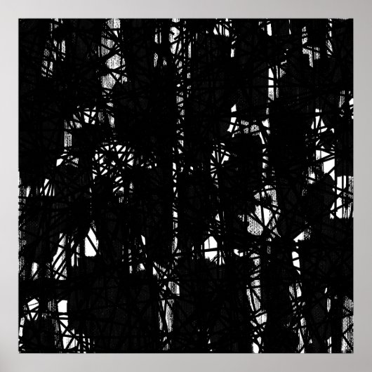 Poster Lignes Abstraites 02 (Devant)