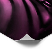 Poster Lignes Abstraites en rose (Coin)
