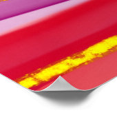 Poster Lignes arc-en-ciel : composition de luxe abstraite (Coin)