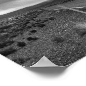Poster Lignes dans le sable (Coin)