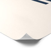 Poster Lignes d'art géométrique abstraites rétro arches c (Coin)