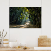 Poster Lignes de Bambou (Cuisine)