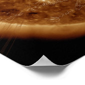 Poster Lignes de champ magnétique sur le Soleil 2 (Coin)