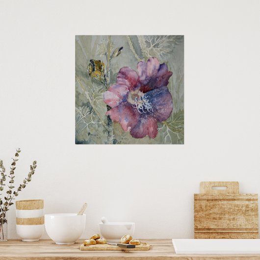 Poster Lignes de confluence Hollyhock (Cuisine)